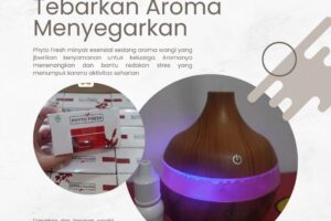 Tambahkan Phyto Fresh ke diffuser di rumah untuk menebarkan aroma yang segar dan menenangkan