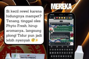 Kasihan ya kalau anak susah tidur gara-gara hidung mampet. Dengan olesan lembut Phyto Fresh, pernapasan jadi lega dan si kecil bisa tidur tenang sepanjang malam.