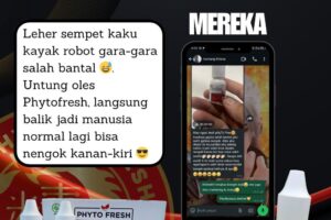 Leher terasa kaku akibat salah posisi tidur. Oleskan Phytofresh