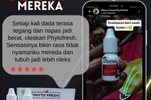 Dada Sesak Coba Oleskan Phyto Fresh