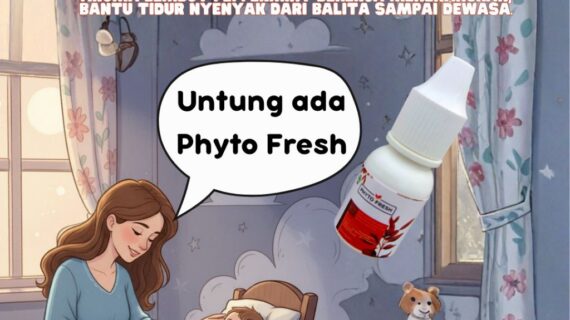 Phyto Fresh Therapy Oil dengan aroma lembut Minyak Peppermint terbukti ampuh bikin tidur nyenyak