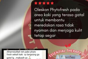 Gatal di kaki bikin nggak fokus? Coba oles Phytofresh! Sensasinya bantu meredakan gatal dan bikin kulit lebih nyaman.