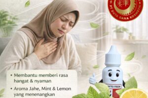 Masuk angin datang tiba-tiba? Perut nggak enak, badan meriang, kepala terasa berat 😮‍💨oles Phyto Fresh