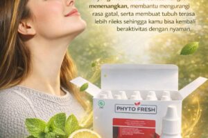 Gatal gatal karena alergi mengganggu setiap aktivitas segara oles Phyto Fresh bantu redakan gatal