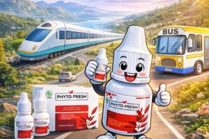 Perjalanan jauh tanpa drama mabuk ✨ Phytofresh siap menemani oles, hirup aromanya, langsung nyaman.