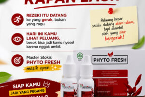Master Stokis Phyto Fresh masih open Siap kamu jadi yang pegang daerahmu ?