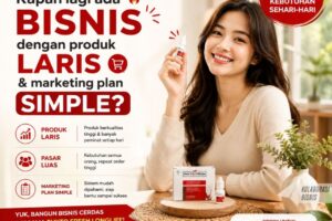 Kapan lagi punya bisnis dengan produk laris dan marketing plan yang simple?