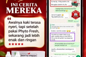 Ikhtiar dengan Phyto Fresh, Kaki Terasa Lebih Nyaman 🌿✨
